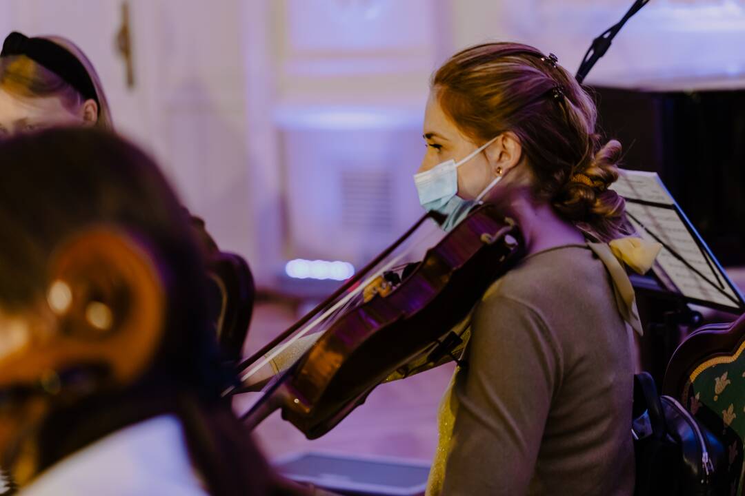 VDU Kamerinio orkestro repeticija