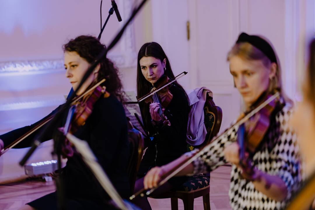 VDU Kamerinio orkestro repeticija