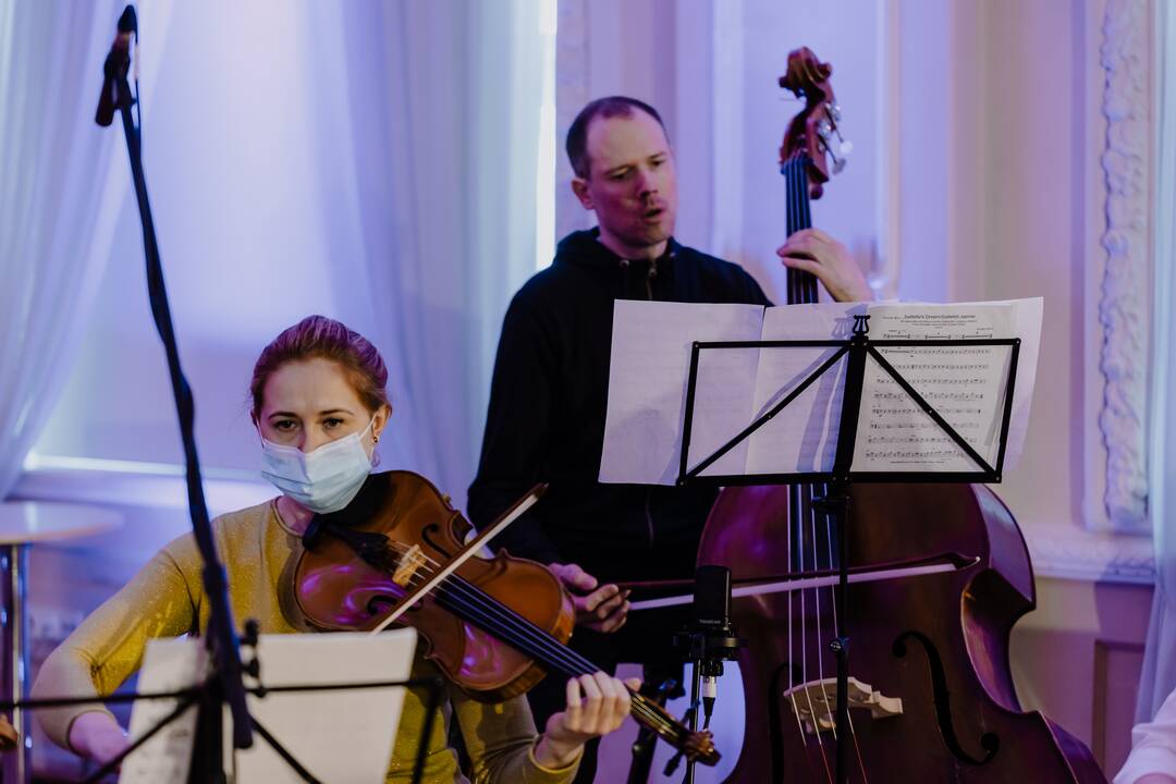VDU Kamerinio orkestro repeticija