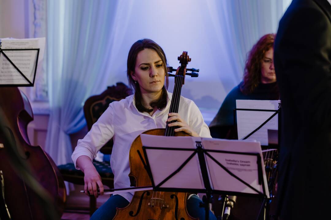 VDU Kamerinio orkestro repeticija