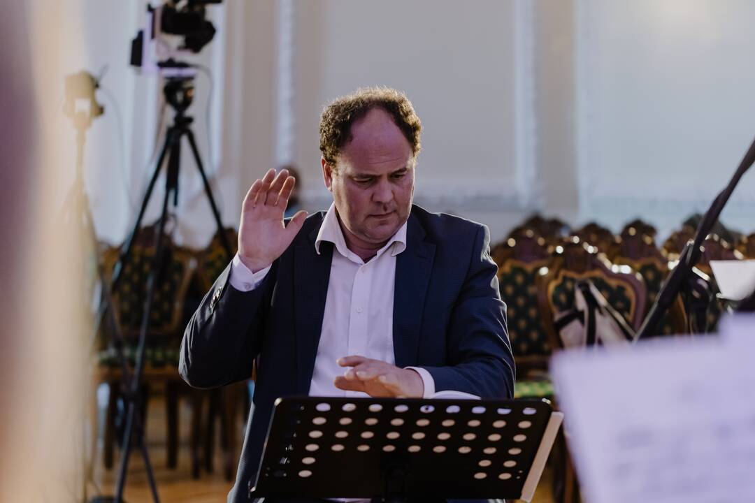 VDU Kamerinio orkestro repeticija
