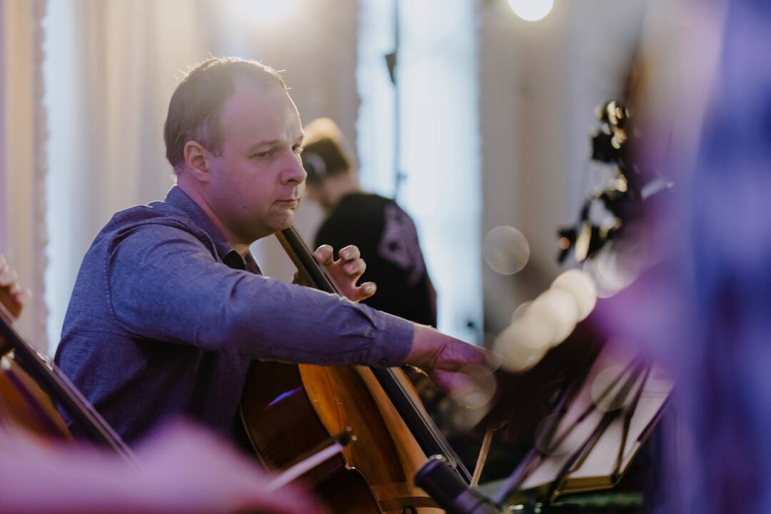 VDU Kamerinio orkestro repeticija