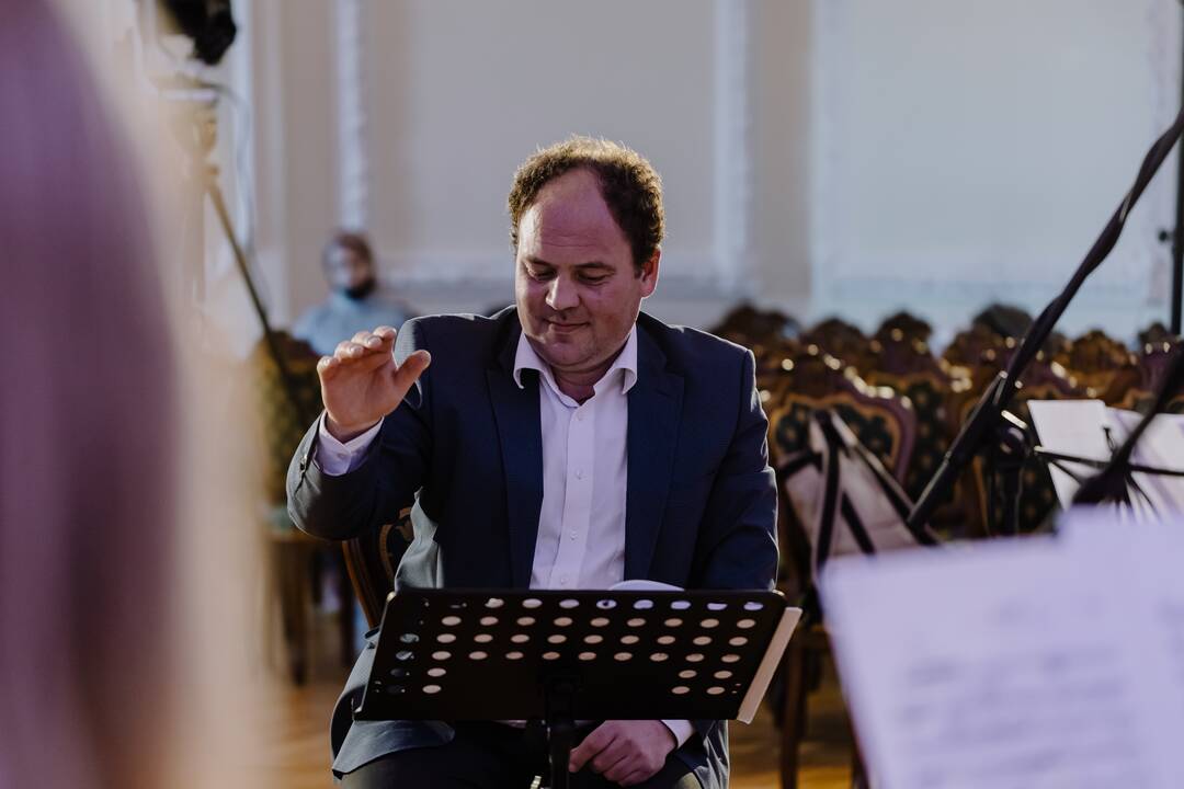 VDU Kamerinio orkestro repeticija