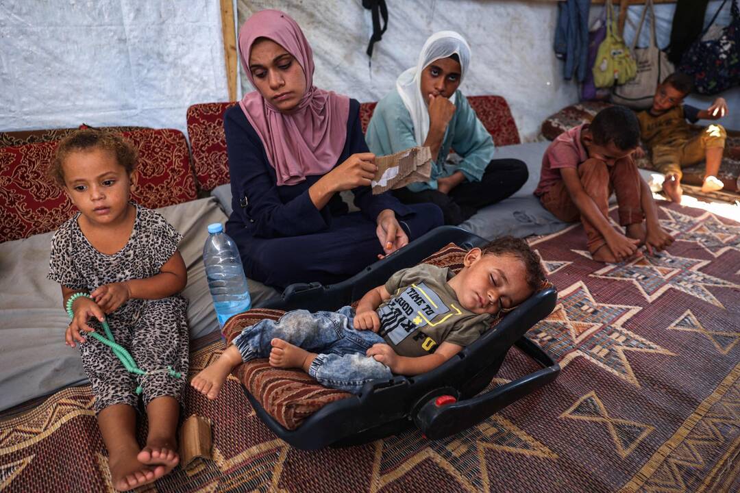 PSO: Izraelis sutiko Gazoje daryti humanitarines pertraukas dėl skiepų nuo poliomielito