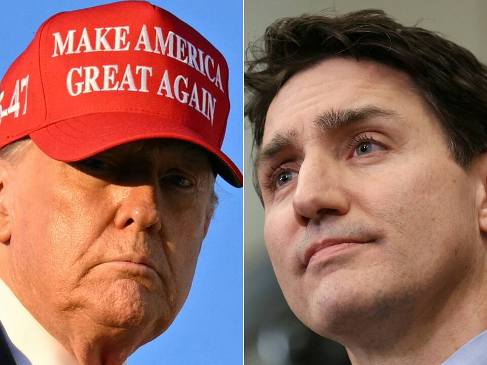 Donaldas Trumpas ir Justinas Trudeau