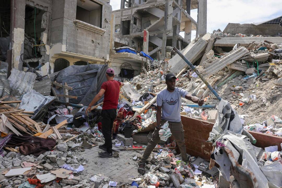„Hamas“ pareigūnas: humanitarinės pagalbos įvežimas į Gazą – minimali derybų sąlyga