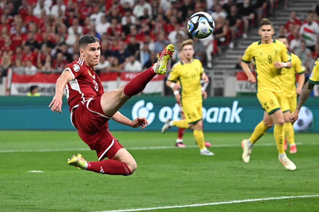 Europos futbolo čempionato atranka: Vengrija – Lietuva 2:0