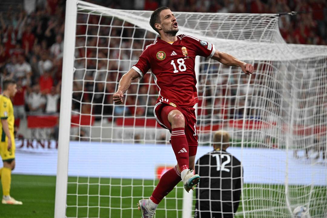 Europos futbolo čempionato atranka: Vengrija – Lietuva 2:0