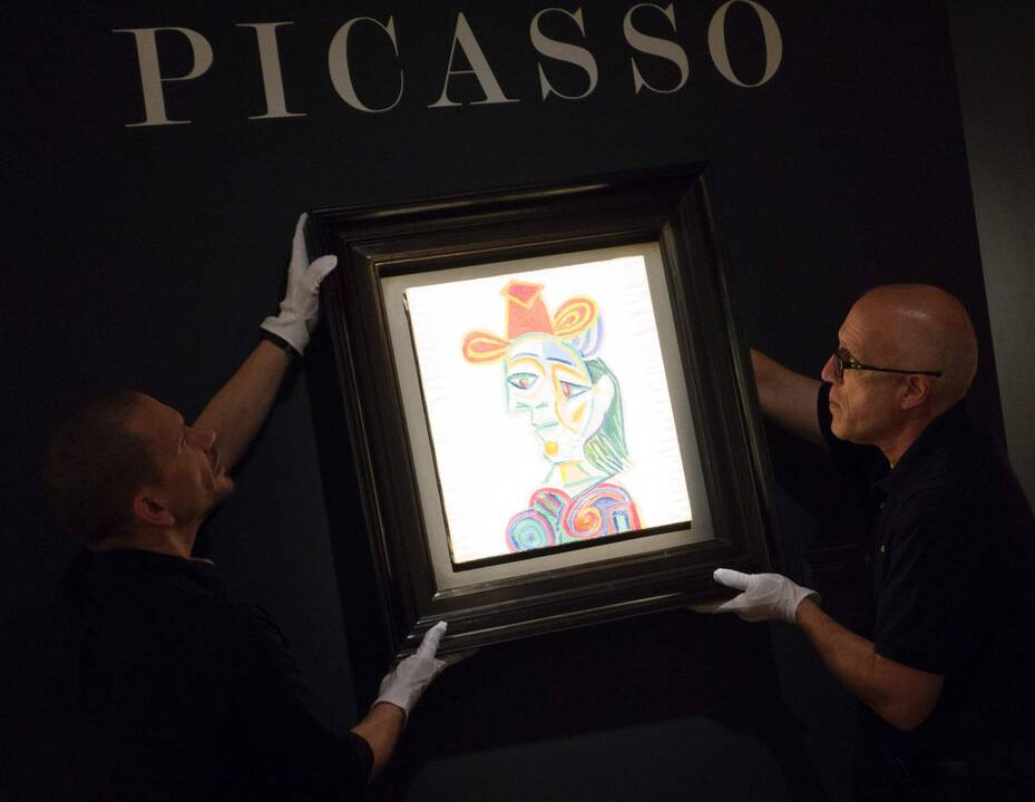 P. Picasso paveikslas „Buste de Femme“
