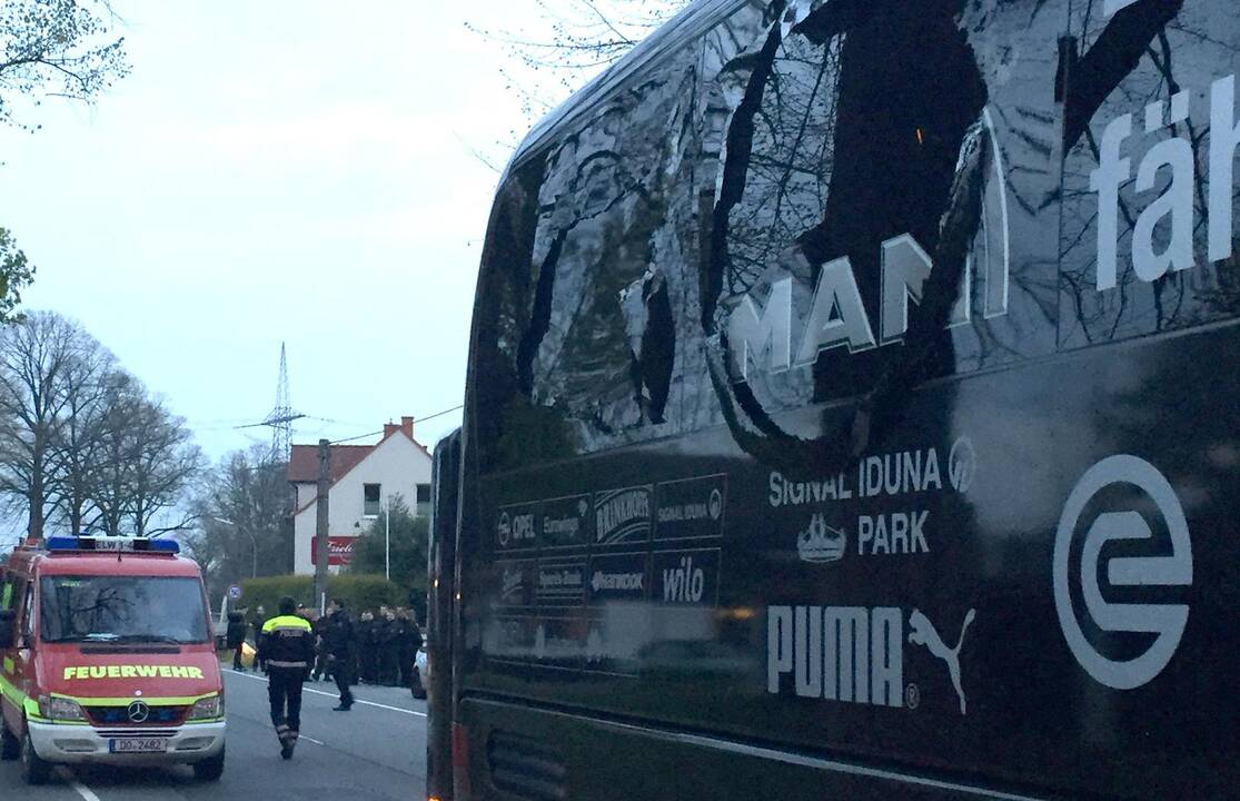 Per sprogimą Vokietijoje sužeistas  „Borussia“  žaidėjas