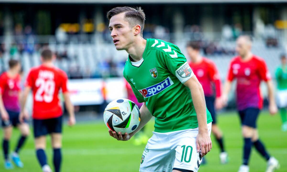 „Kauno Žalgirio“ futbolininkai Alytuje pergalės neiškovojo