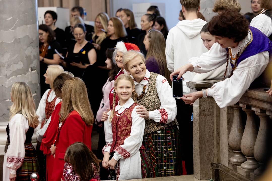 22-osios Tarptautinės Kalėdų labdaros mugės atidarymas