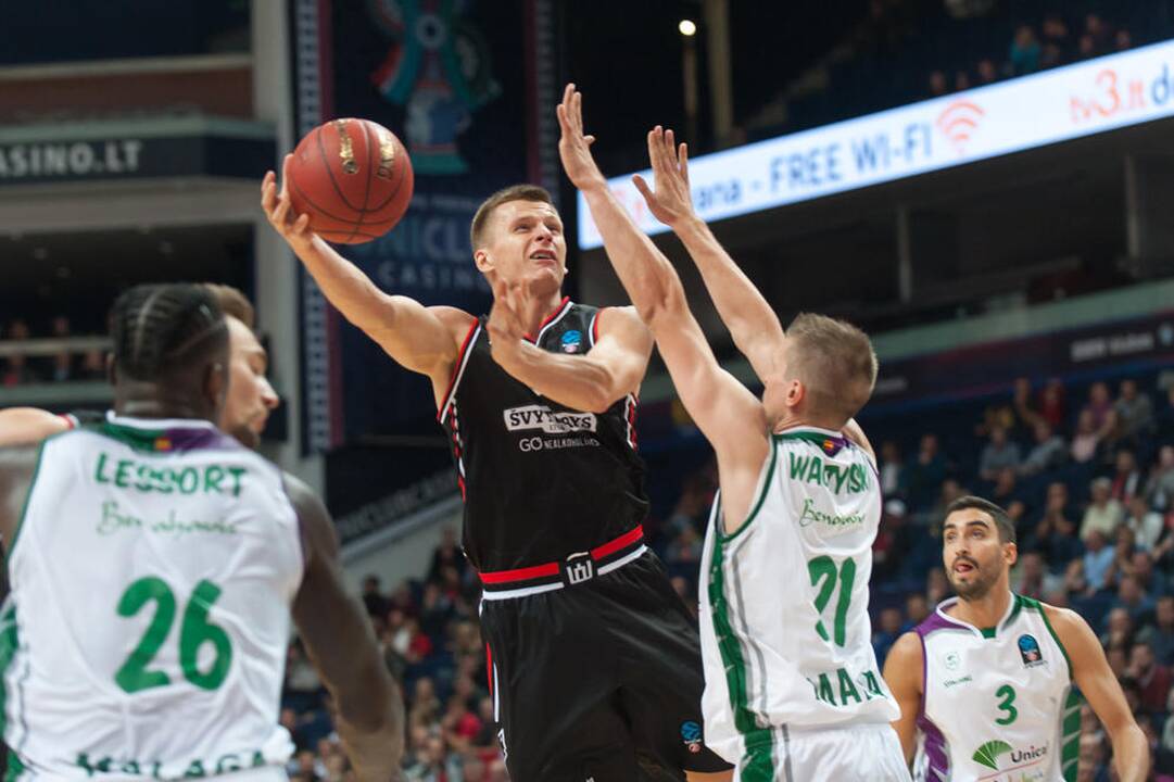 Europos taurė: „Rytas“ – „Unicaja“ 80:72