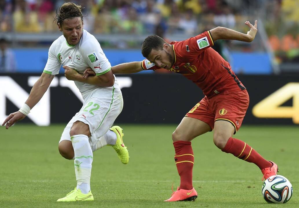 Pasaulio futbolo čempionatas: Belgija - Alžyras