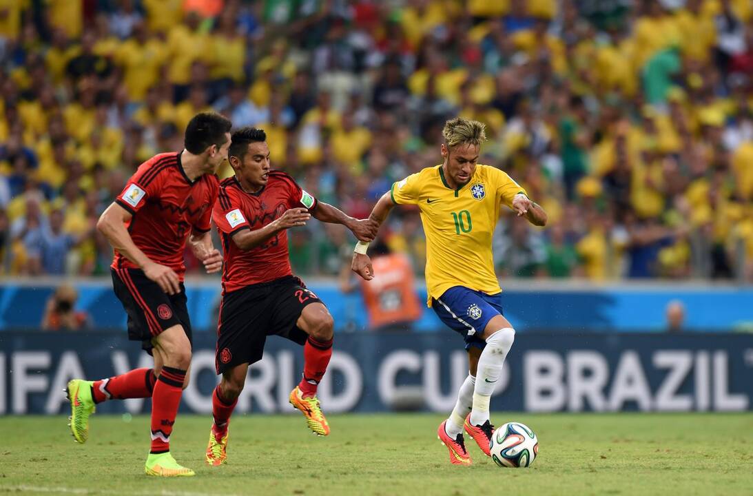 Pasaulio futbolo čempionatas: Brazilija - Meksika