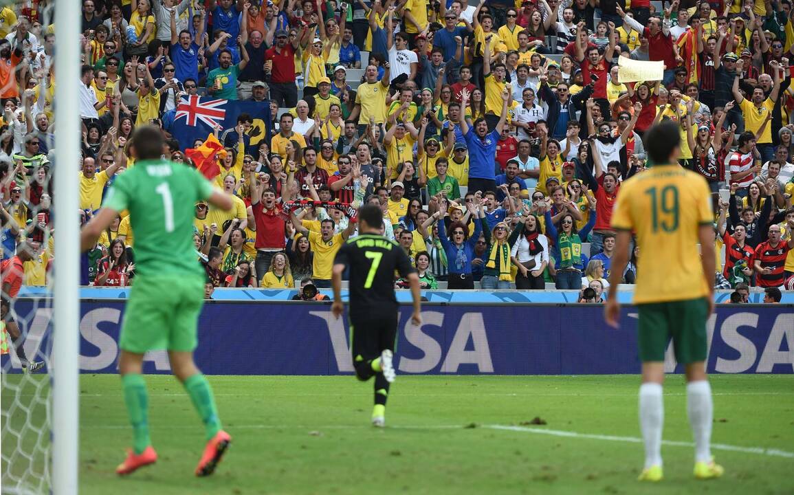 Pasaulio futbolo čempionatas: Ispanija - Australija