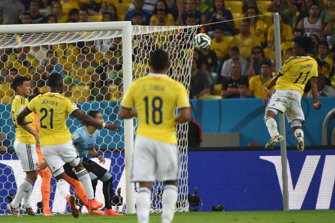 Pasaulio futbolo čempionatas: Kolumbija - Urugvajus