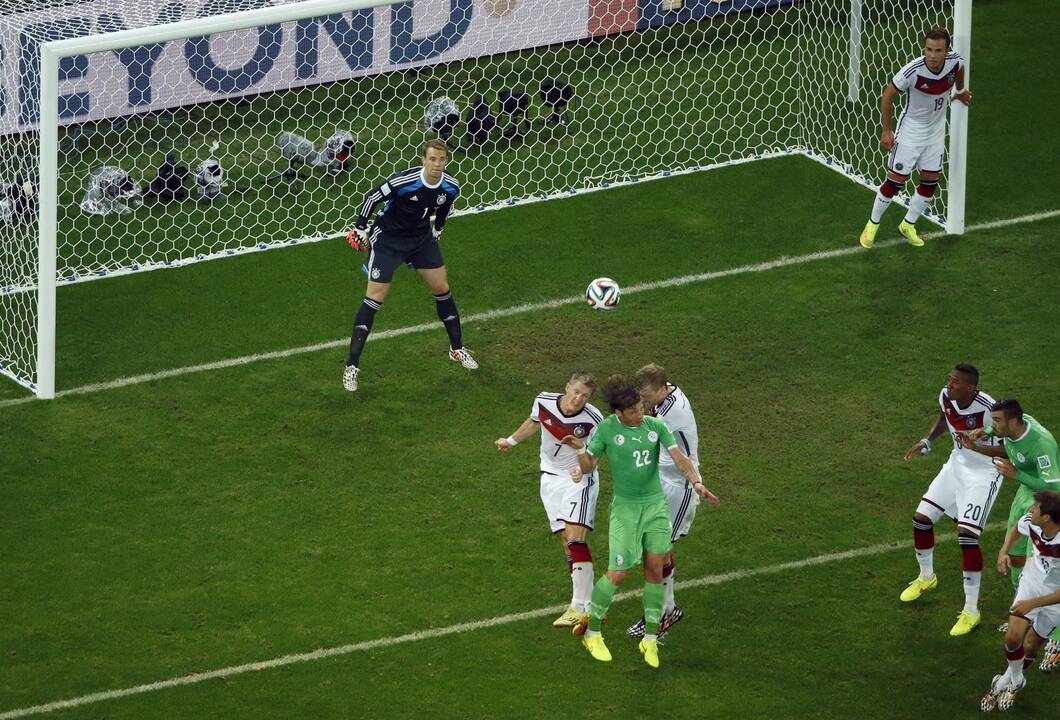 Pasaulio futbolo čempionatas: Vokietija - Alžyras