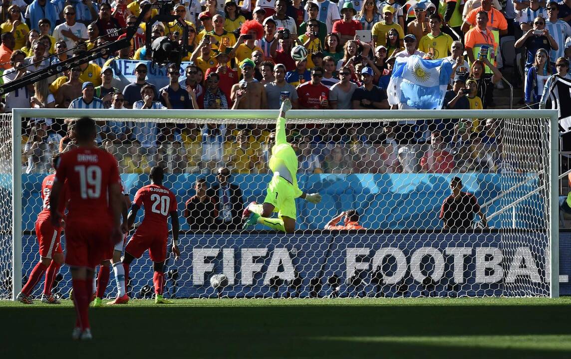 Pasaulio futbolo čempionatas: Argentina - Šveicarija