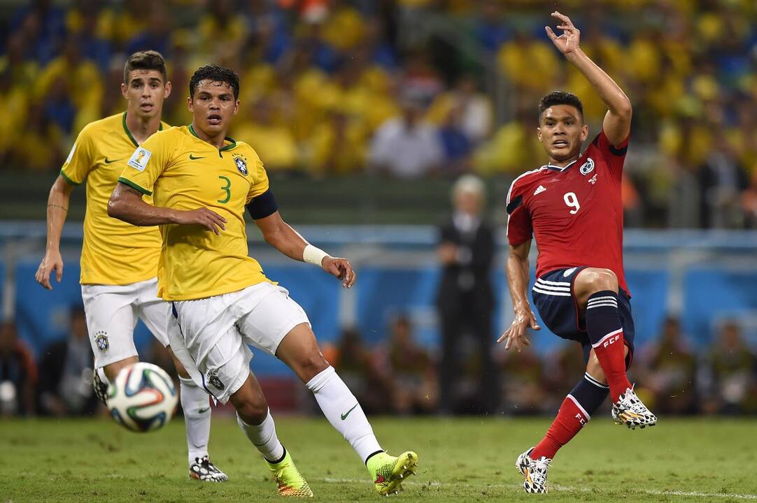 Pasaulio futbolo čempionato ketvirtfinalis: Brazilija - Kolumbija