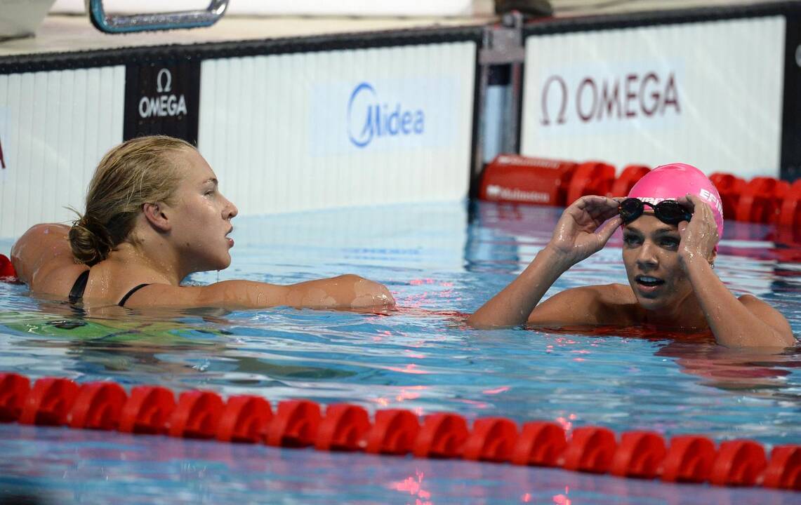 R. Meilutytei - pasaulio plaukimo čempionato sidabras