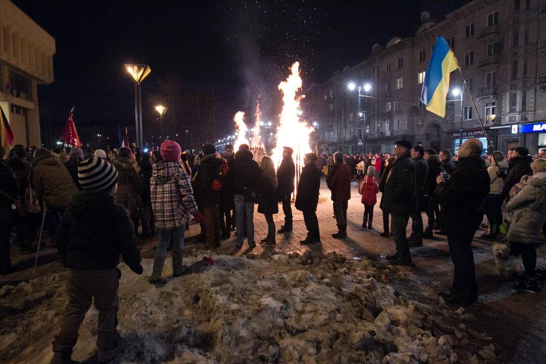 Ukrainos palaikymo mitingas Vilniuje