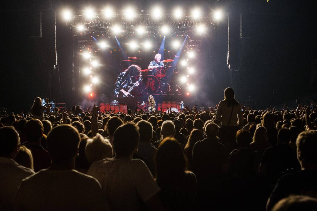 "Siemens" areną drebino legendinė roko grupė "Aerosmith"