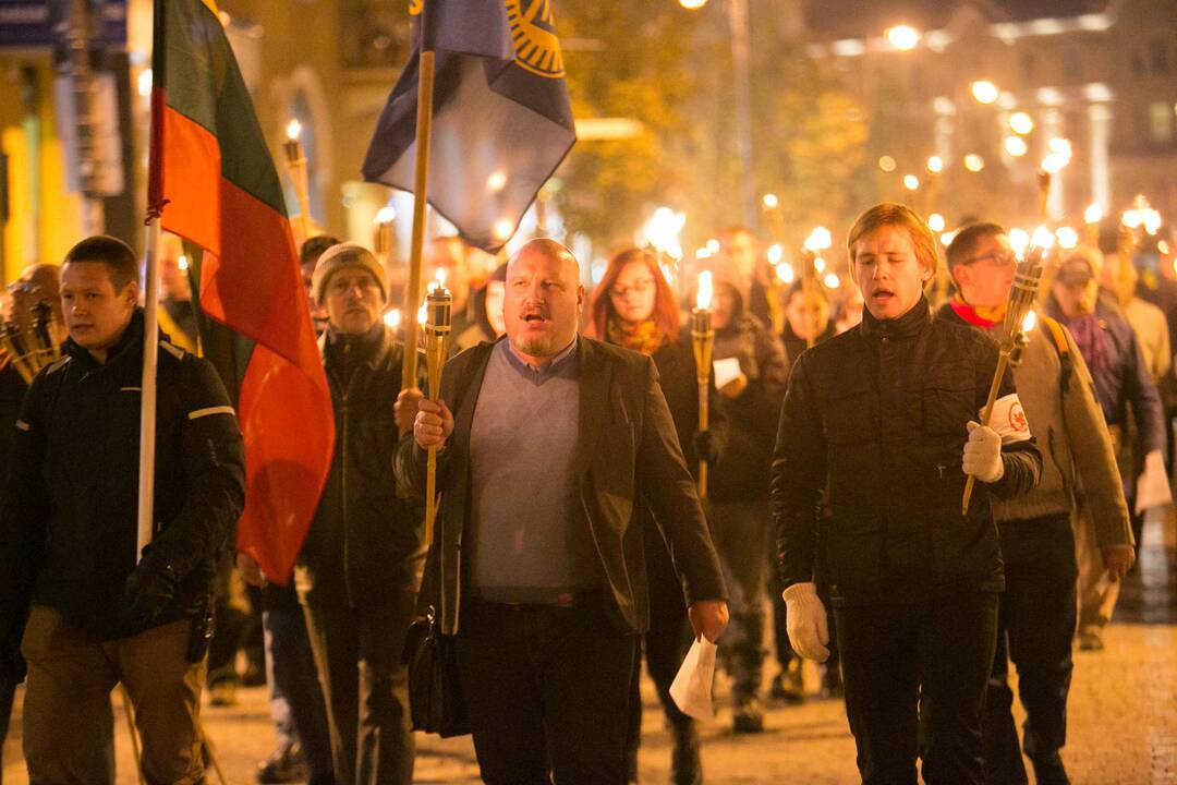 Lietuvos tautinio jaunimo sąjungos eisena