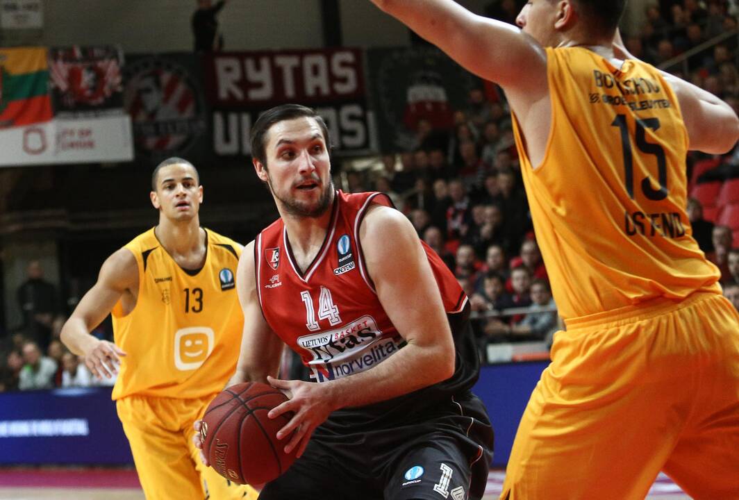 Europos taurė: Vilniaus "Lietuvos rytas" - Ostendės "Telenet"