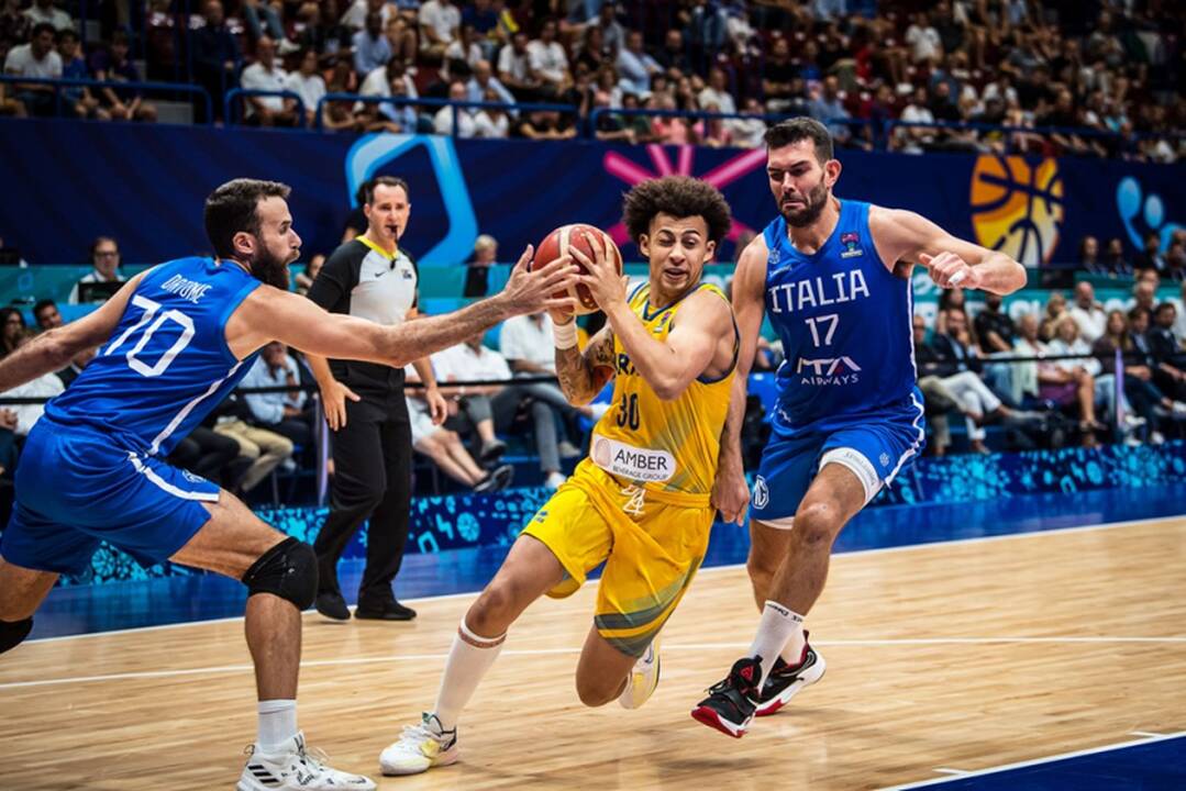 Nenugalima jėga: įsibėgėję ukrainiečiai nubloškė Italijos rinktinę