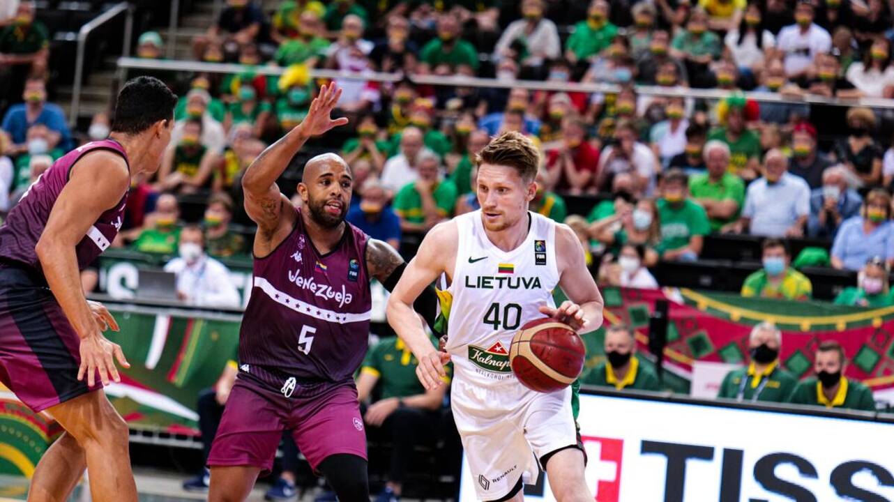 Olimpinė krepšinio atranka: Lietuva – Venesuela 76:65