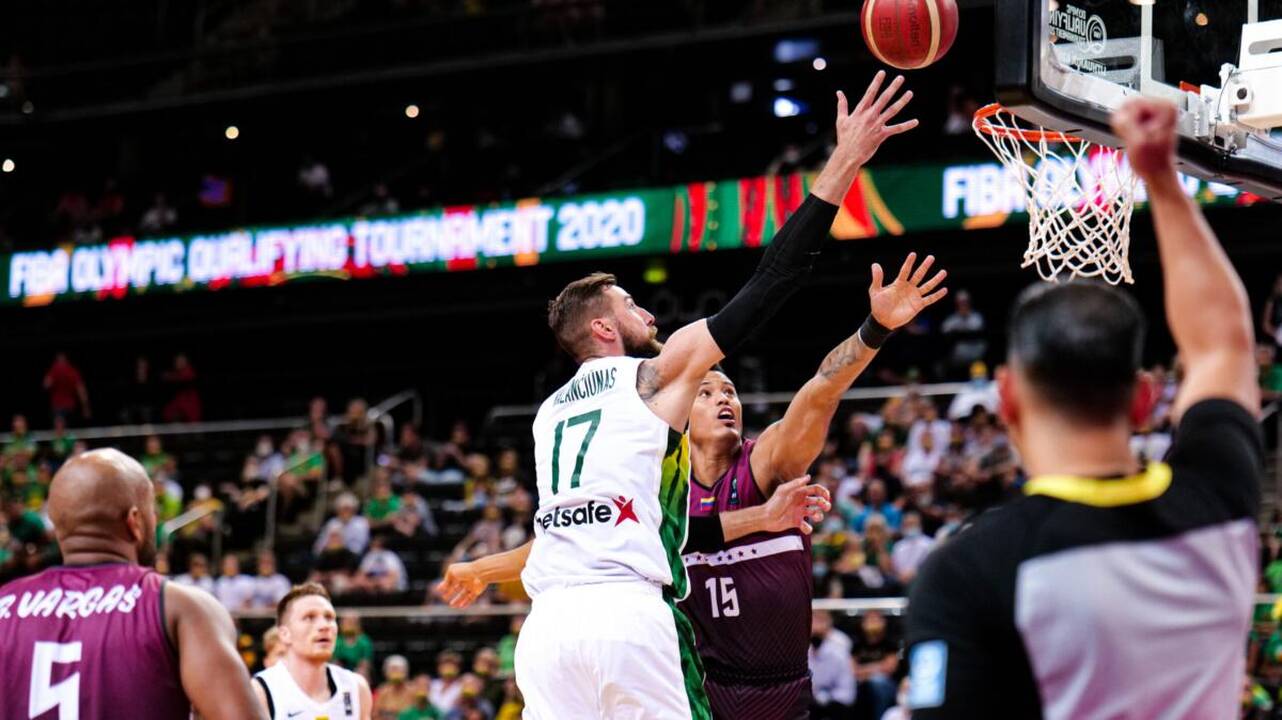 Olimpinė krepšinio atranka: Lietuva – Venesuela 76:65