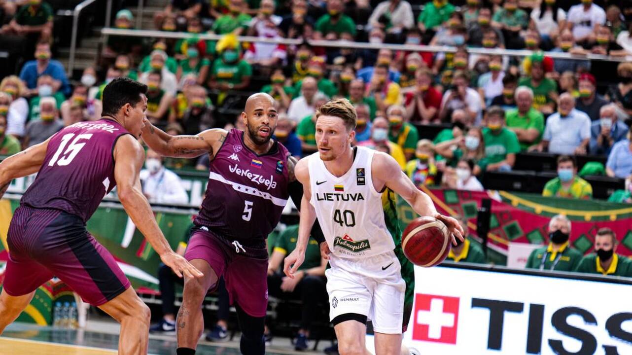 Olimpinė krepšinio atranka: Lietuva – Venesuela 76:65
