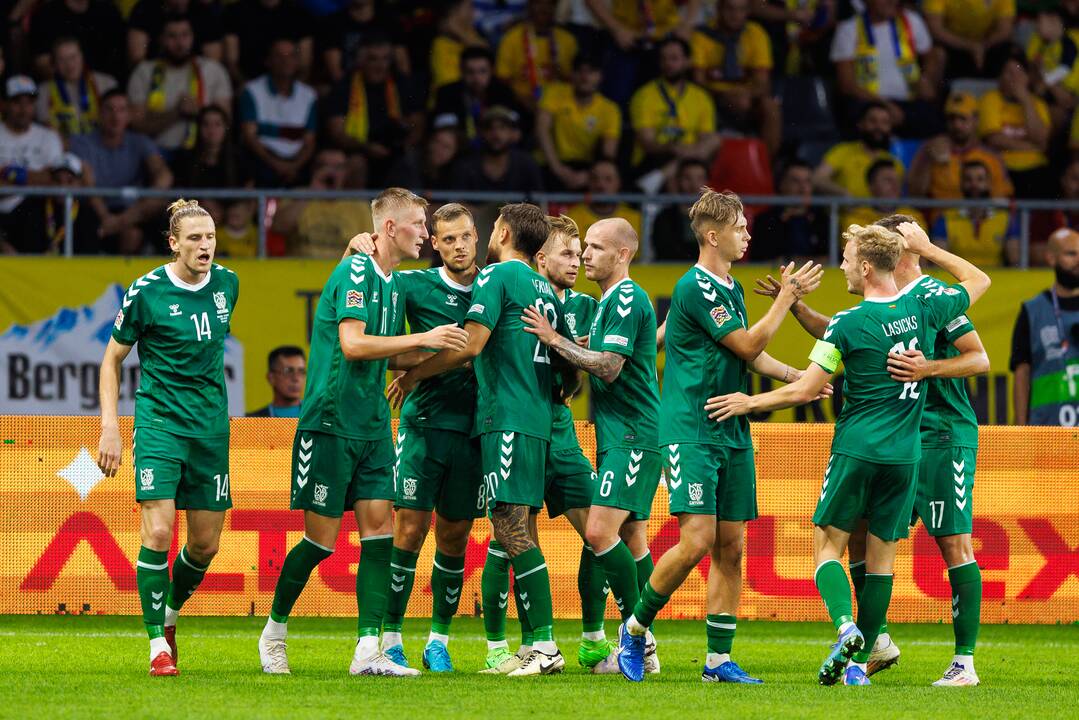 UEFA Tautų lyga: Rumunija – Lietuva 3:1