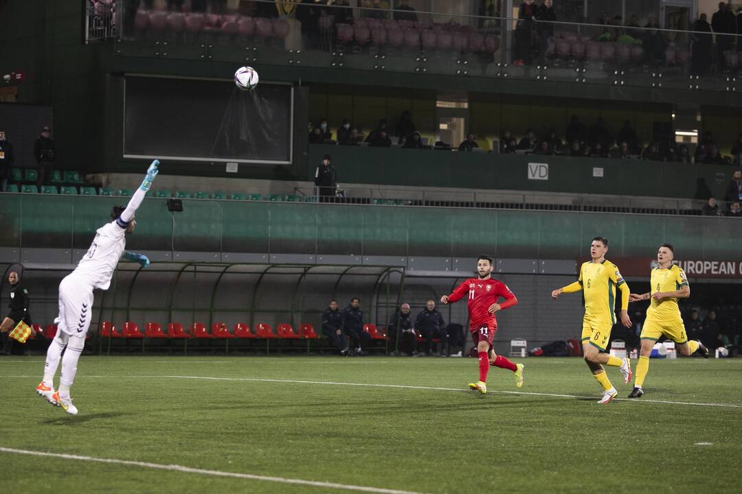 Pasaulio futbolo čempionato atranka: Lietuva – Šveicarija 0:4