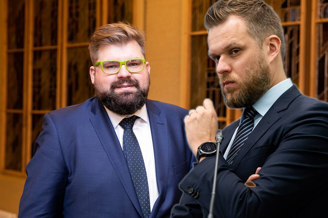 Kristijonas Bartoševičius ir Gabrielius Landsbergis