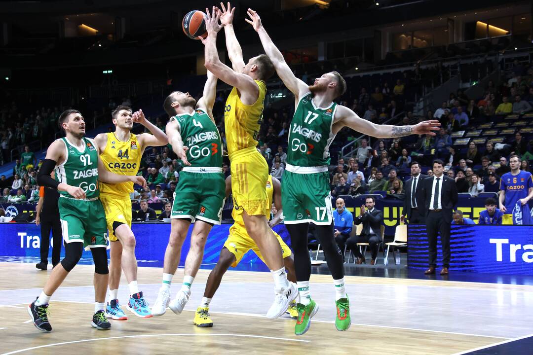Eurolyga: Berlyno ALBA – Kauno „Žalgiris“ 63:66