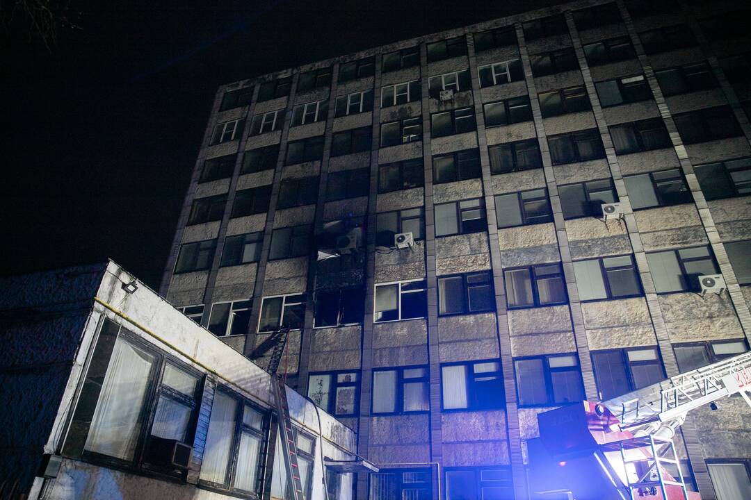 Gaisras Demokratų gatvėje
