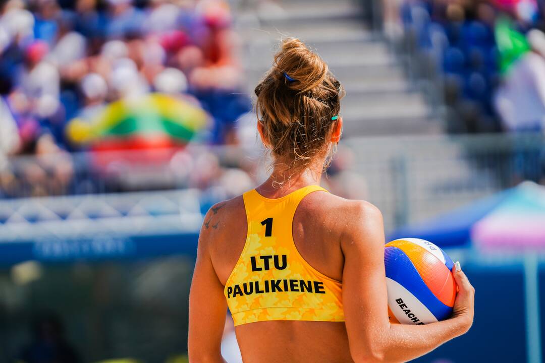 Paryžiaus olimpinių žaidynių paplūdimio tinklinio varžybos