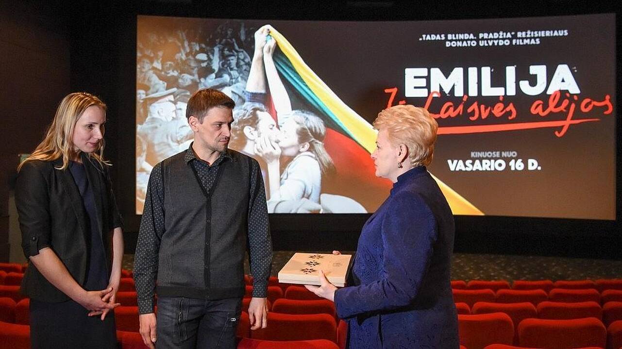 D. Grybauskaitė žiūrėjo filmą „Emilija iš Laisvės alėjos“