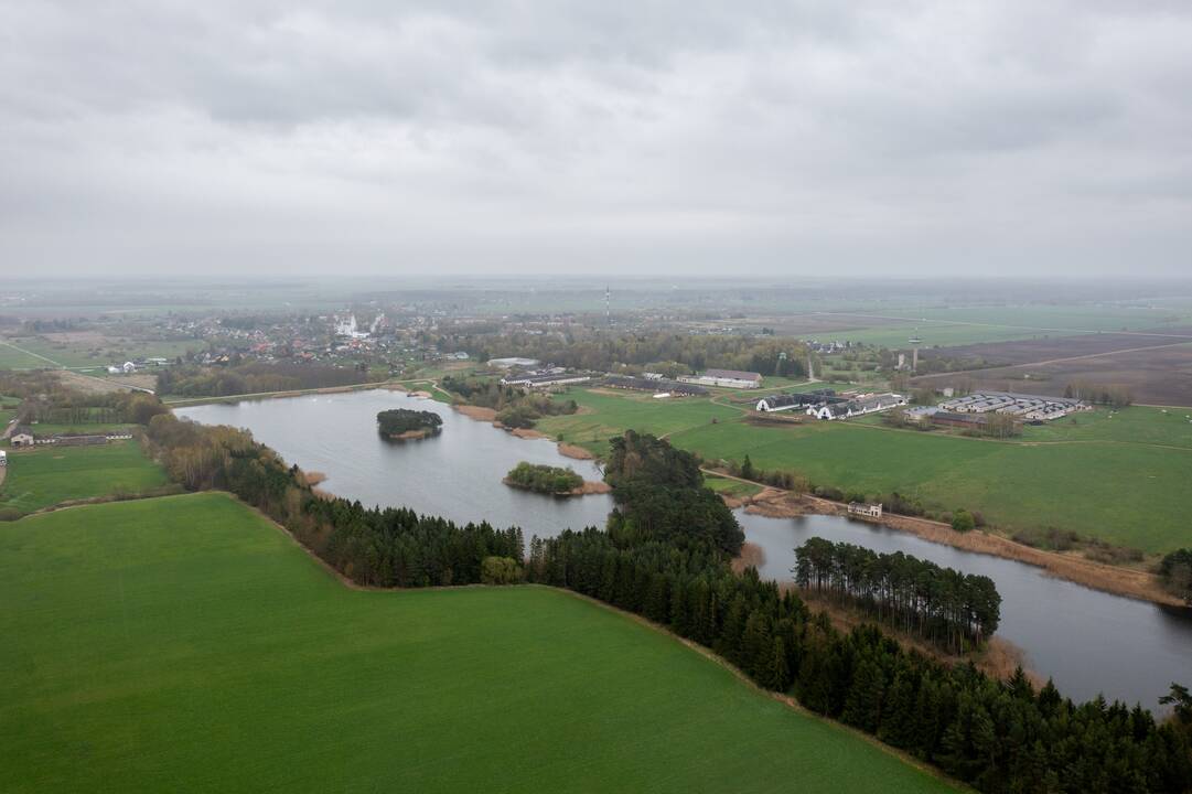 Baisogala ir jos apylinkės, kur planuojama statyti „Rheinmetall“ gamyklą