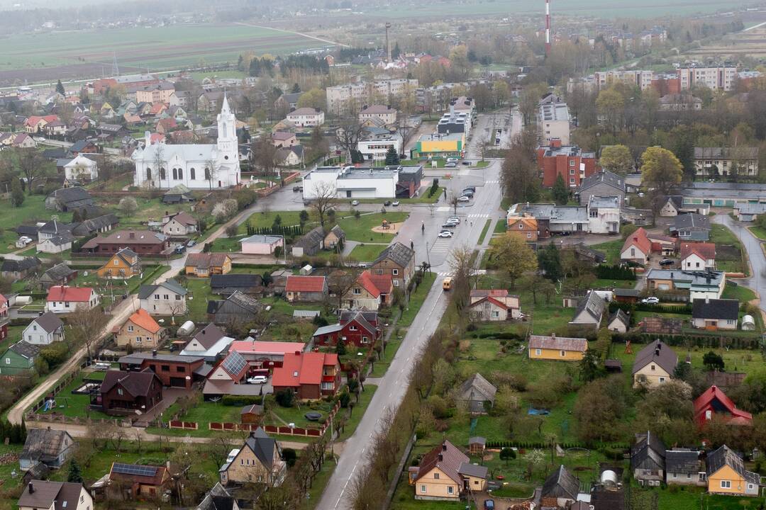 Baisogala ir jos apylinkės, kur planuojama statyti „Rheinmetall“ gamyklą