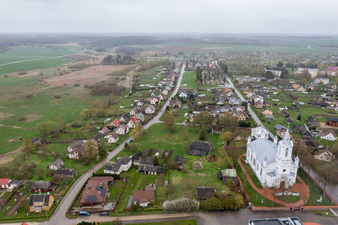 Baisogala ir jos apylinkės, kur planuojama statyti „Rheinmetall“ gamyklą