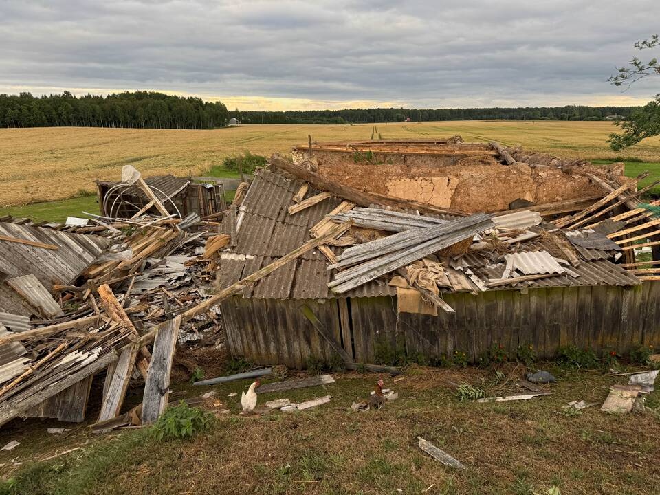 Viesulo padariniai Šiaulių rajone