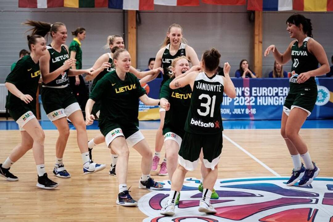 Europos dvidešimtmečių merginų čempionatas šiemet vyks Lietuvoje