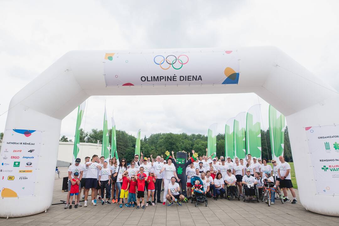 Lietuviškos olimpinės mylios bėgimas