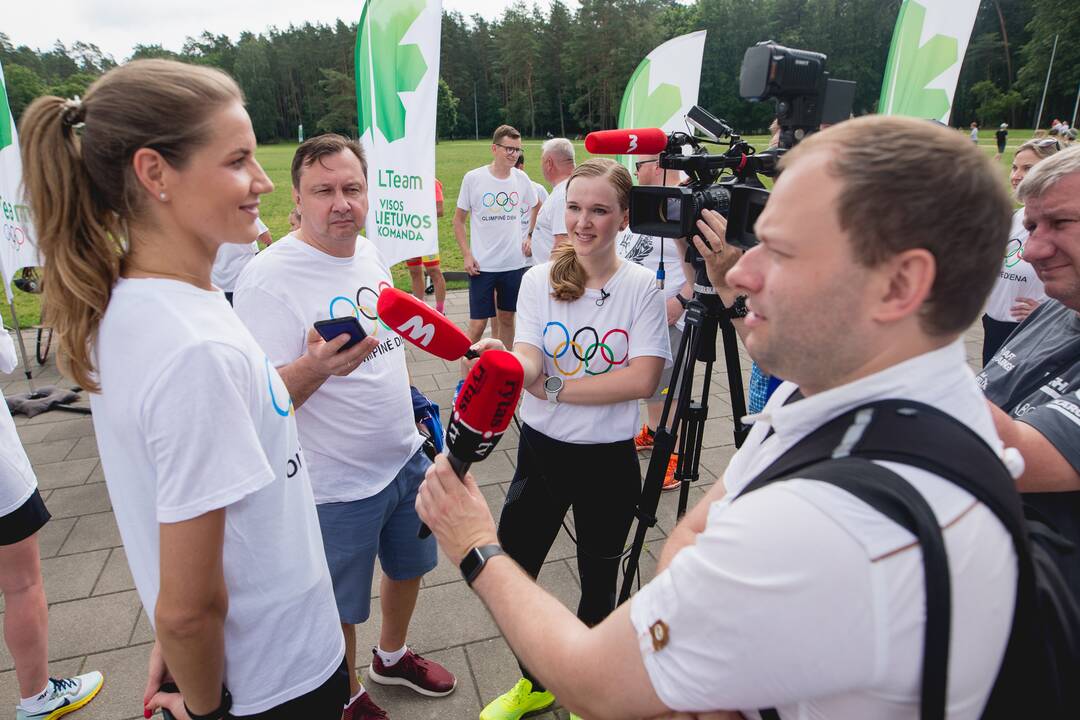 Lietuviškos olimpinės mylios bėgimas