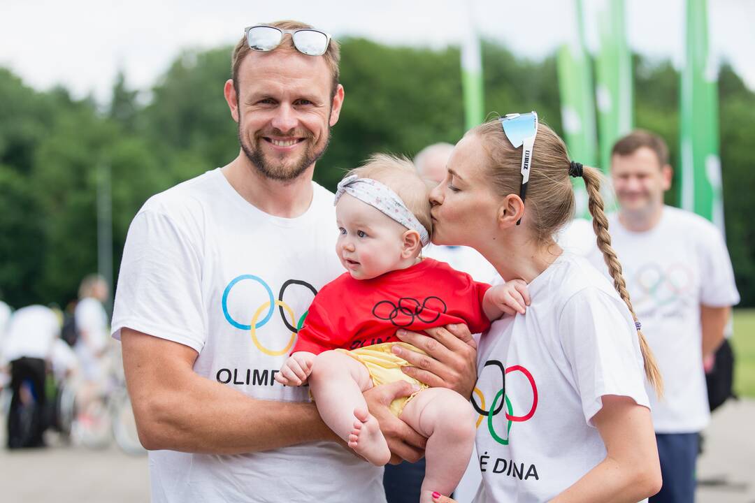 Lietuviškos olimpinės mylios bėgimas
