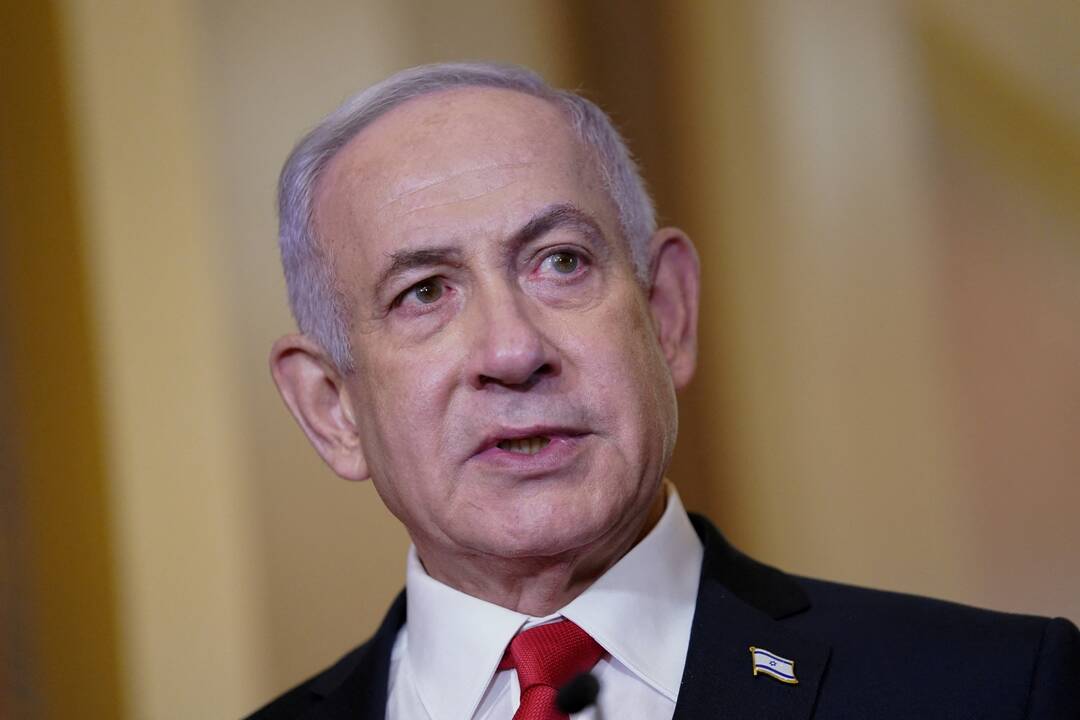 Netanyahu: Izraelis tęsia karinius veiksmus Gazos Ruože, kad susigrąžintų įkaitus