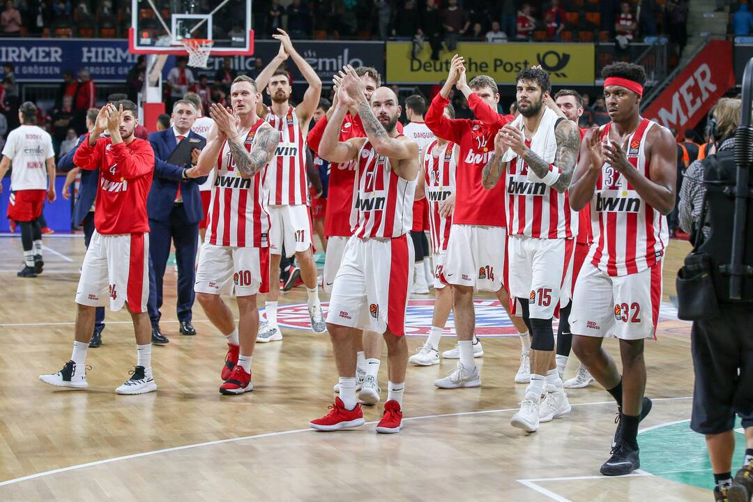 „Olympiakos“ krepšininkai nugalėjo „Darussafaka“ ekipą